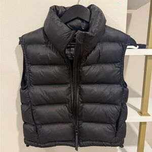 Zara Black Puffer Vest